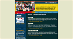 Desktop Screenshot of faithpreschool.com